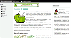 Desktop Screenshot of acquadicocco.net